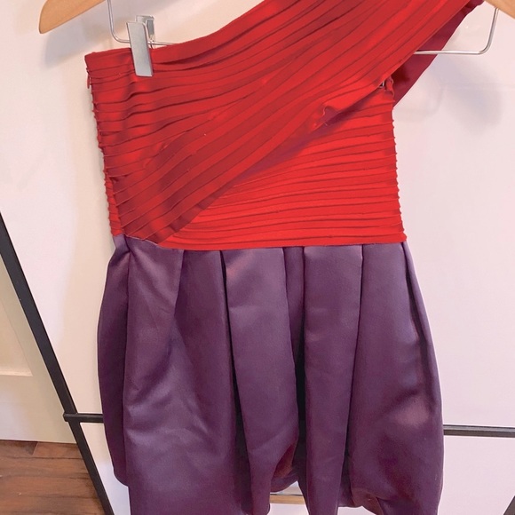 Festive Red & Purple A.B.S Dress For Holiday Cards - Picture 10 of 16